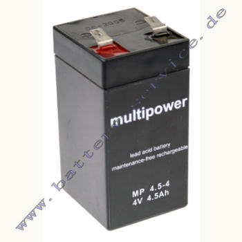 Multipower MP4.5-4 Bleiakku 4V 4,5Ah AGM