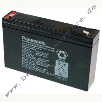 Panasonic LC-R067R2P Bleiakku 6V 7,2Ah AGM