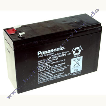 Panasonic UP-RWA1232P2 Hochstrom Bleiakku 12V AGM